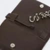 Mini bolsa Soffy em pele napa acolchoada, cor cacau Mini bolsa Soffy em pele napa acolchoada, cor cacau