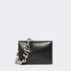 Mini-bolsa Soffy em pele napa acolchoada, preta Mini-bolsa Soffy em pele napa acolchoada, preta