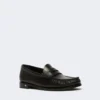 Mocassins clássicos em pele, pretos Mocassins clássicos em pele, pretos