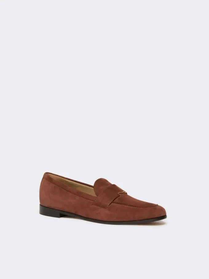 Mocassins em camurça, castanhos Mocassins em camurça, castanhos