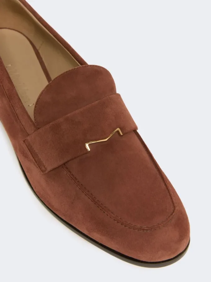 Mocassins em camurça, castanhos Mocassins em camurça, castanhos