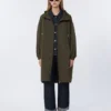 Parka em tafetá repelente à água, verde Parka em tafetá repelente à água, verde