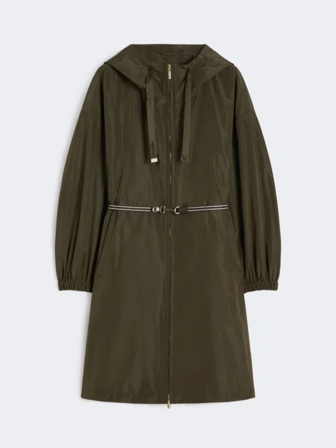 Parka em tafetá repelente à água, verde Parka em tafetá repelente à água, verde