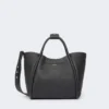 Pequena bolsa de couro Marine, preta
