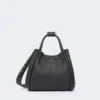 Pequena bolsa de couro Marine, preta