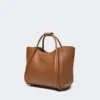 Pequena bolsa Marine em pele, castanho bronze Pequena bolsa Marine em pele, castanho bronze