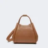 Pequena bolsa Marine em pele, castanho bronze Pequena bolsa Marine em pele, castanho bronze