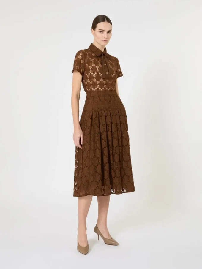 T-shirt de renda, chocolate