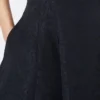 Saia plissada em jacquard, azul-escuro Saia plissada em jacquard, azul-escuro