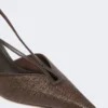 Sandálias de lona com efeito de ráfia, castanho escuro Sandálias de lona com efeito de ráfia, castanho escuro