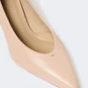Sapatos de salto alto em pele napa, cor-de-rosa