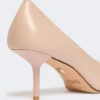 Sapatos de salto alto em pele napa, cor-de-rosa