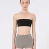 Sutiã bandeau em viscose elástica, preto Sutiã bandeau em viscose elástica, preto
