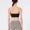 Sutiã bandeau em viscose elástica, preto Sutiã bandeau em viscose elástica, preto