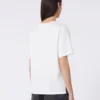 T-shirt básica de algodão, branco óptico T-shirt básica de algodão, branco óptico