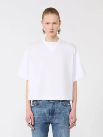 T-shirt de algodão, branco óptico