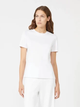 T-shirt de algodão, branco óptico
