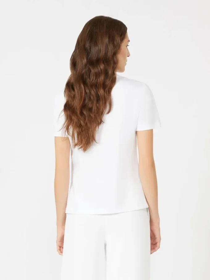 T-shirt de algodão, branco óptico