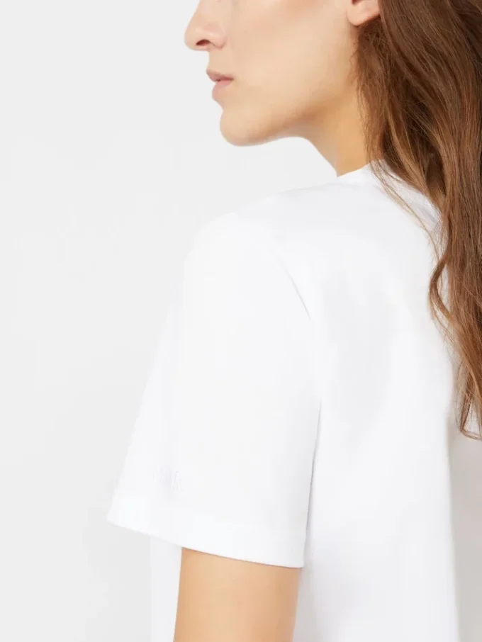 T-shirt de algodão, branco óptico