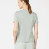 T-shirt de algodão, verde pastel T-shirt de algodão, verde pastel