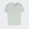 T-shirt de algodão, verde pastel T-shirt de algodão, verde pastel