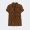 T-shirt de renda, chocolate