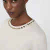 T-shirt em algodão e modal, bege T-shirt em algodão e modal, bege