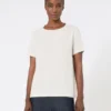 T-shirt em cetim, natural T-shirt em cetim, natural