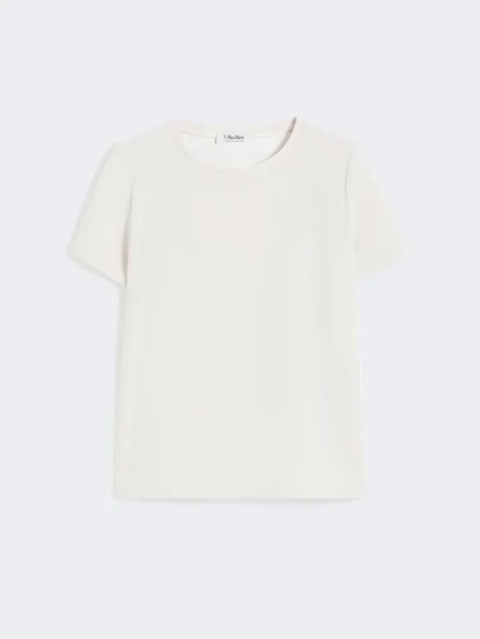 T-shirt em cetim, natural T-shirt em cetim, natural