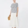 T-shirt em jersey com estampado, azul-marinho