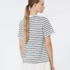 T-shirt em jersey com estampado, azul-marinho