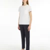 T-shirt em jersey de algodão, branco óptico T-shirt em jersey de algodão, branco óptico