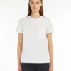 T-shirt em jersey de algodão, branco óptico T-shirt em jersey de algodão, branco óptico