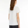 T-shirt em jersey de algodão, branco óptico T-shirt em jersey de algodão, branco óptico