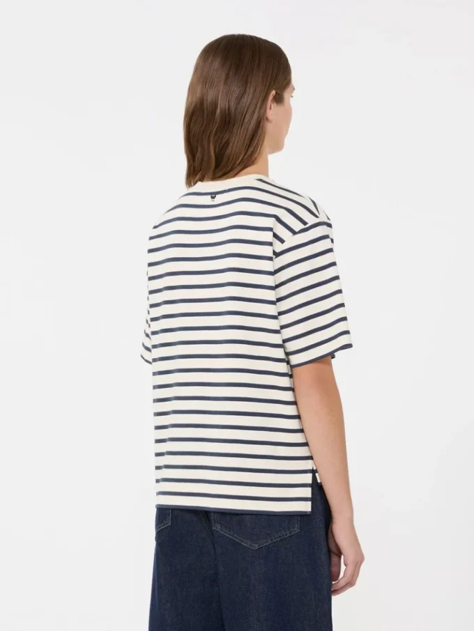 T-shirt em jersey de algodão, cru T-shirt em jersey de algodão, cru