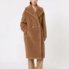 Teddy Bear Icon Coat, cor camelo