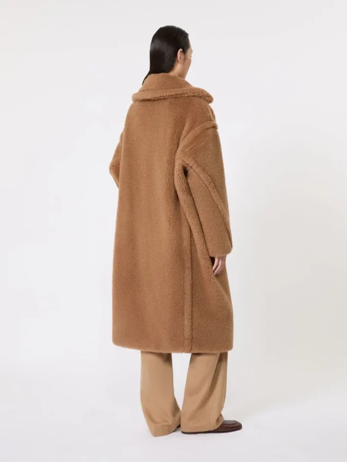 Teddy Bear Icon Coat, cor camelo