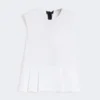 Top em popeline de algodão, branco Top em popeline de algodão, branco