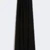 Vestido bustier em cady, preto Vestido bustier em cady, preto