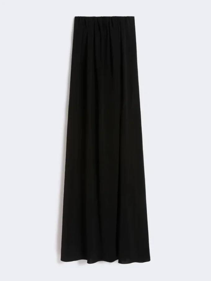 Vestido bustier em cady, preto Vestido bustier em cady, preto