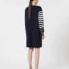 Vestido curto de lã, azul-marinho Vestido curto de lã, azul-marinho