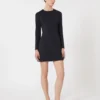 Vestido curto em jersey scuba, azul ultramar Vestido curto em jersey scuba, azul ultramar