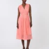 Vestido de chiffon plissado, rosa Vestido de chiffon plissado, rosa