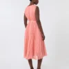 Vestido de chiffon plissado, rosa Vestido de chiffon plissado, rosa