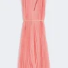 Vestido de chiffon plissado, rosa Vestido de chiffon plissado, rosa