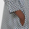 Vestido de seda estampado, azul-escuro Vestido de seda estampado, azul-escuro
