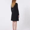 Vestido em jersey crepe, preto Vestido em jersey crepe, preto