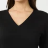 Vestido em jersey elástico, preto