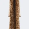 Vestido justo em jersey de tule, bege esbatido Vestido justo em jersey de tule, bege esbatido