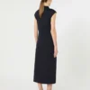 Vestido justo em jersey scuba, azul ultramar Vestido justo em jersey scuba, azul ultramar